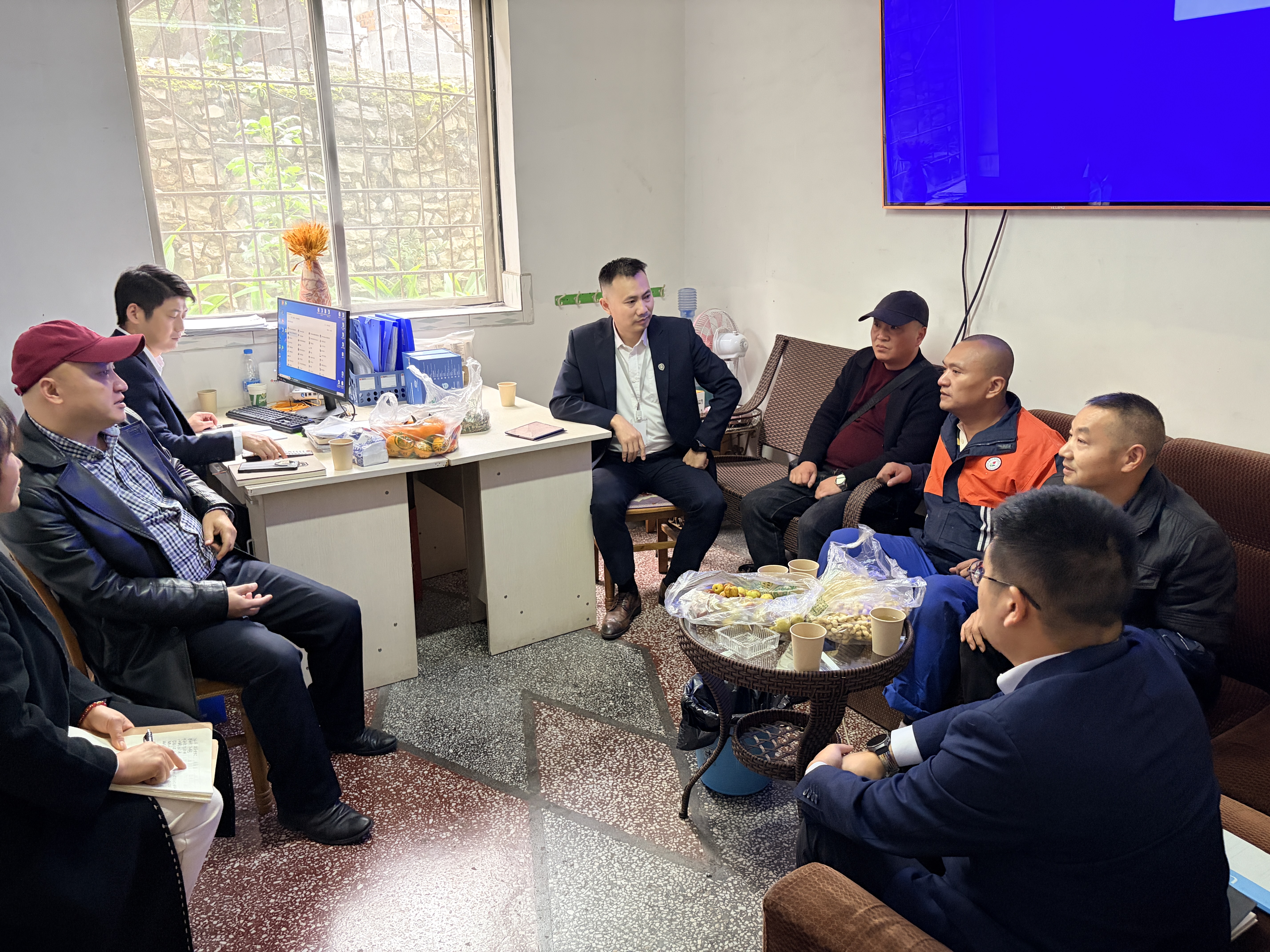 总经理携团队深入南川项目一线考察 为业务提质增效指明方向